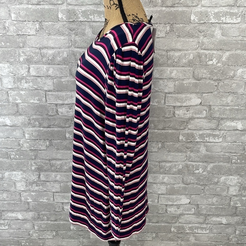 Lane Bryant Ribbed Striped Top - Picture 2 of 6
